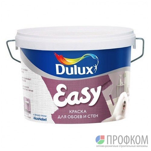 Краска Dulux матовая Easy   (4,5л) BС (только под колеровку)