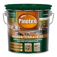 Масло Pinotex Wood&Terrace Oil Бесцветный (также база под колеровку) 2,7л