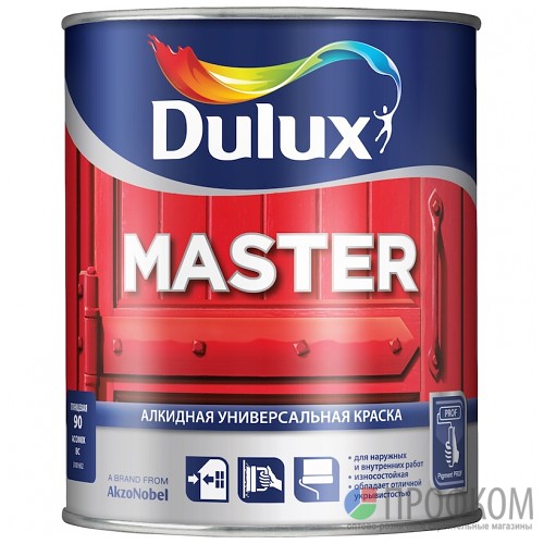 Краска Dulux Master 30 (полуматовая)   0,9 л база BС (только под колеровку)