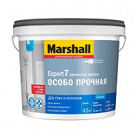 Краска Marshall Export 7 матовая латексная BC 4,5л