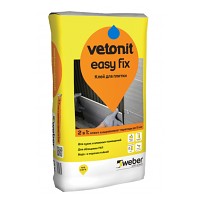 Клей плиточный weber.vetonit easy fix 25 кг